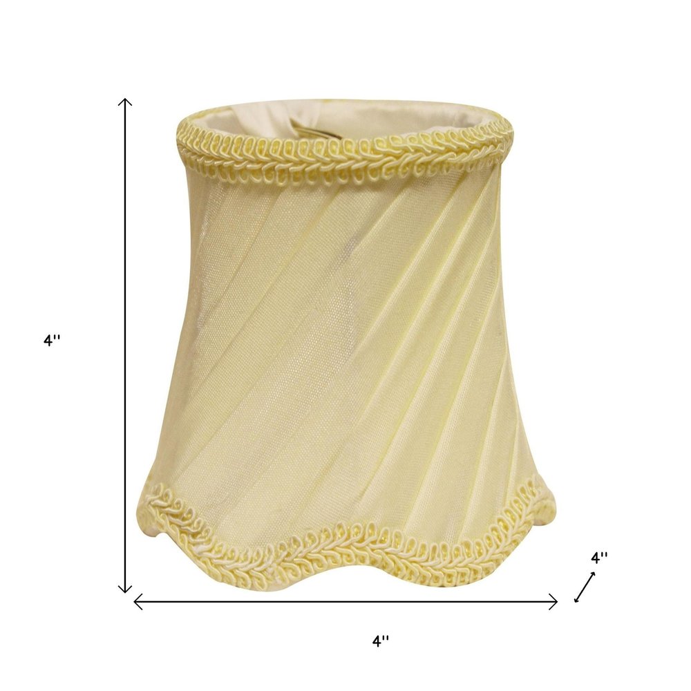 Slate Gray Silk Bell Lamp Shade