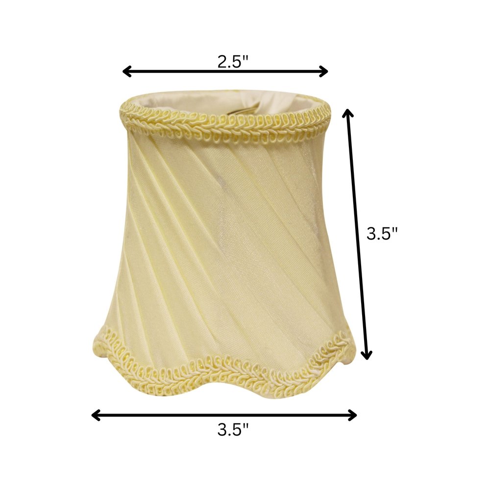 Slate Gray Silk Bell Lamp Shade