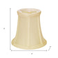 Ivory Dupioni Silk Bell Lamp Shade