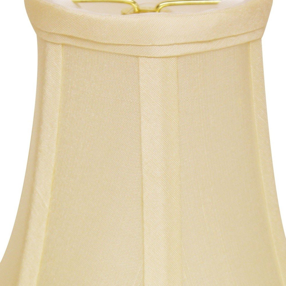 Ivory Dupioni Silk Bell Lamp Shade