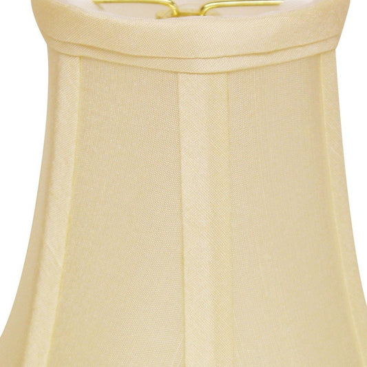 Ivory Dupioni Silk Bell Lamp Shade