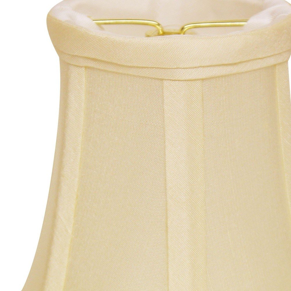 Ivory Dupioni Silk Bell Lamp Shade