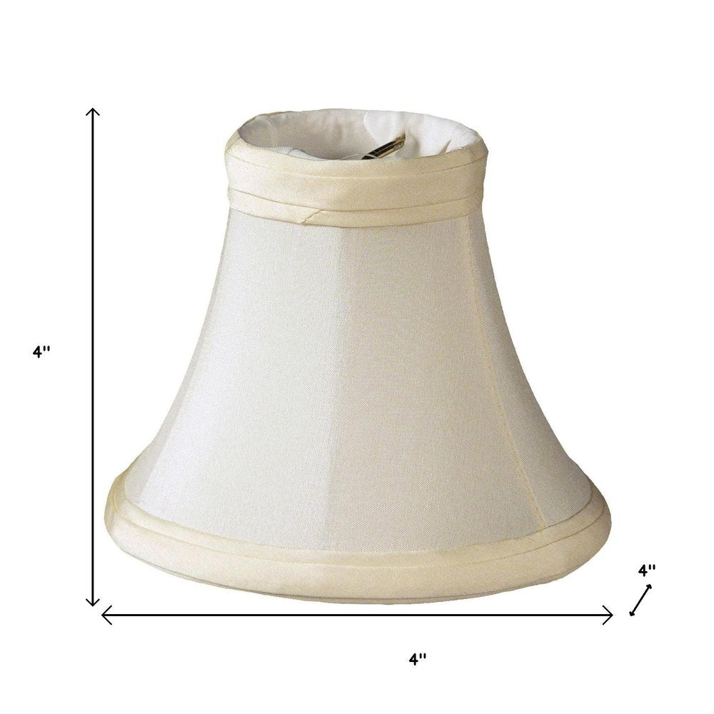 Slate Gray Shantung Silk Bell Lamp Shade