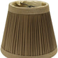 Ash Gray Taffeta Pleated Empire Lamp Shade