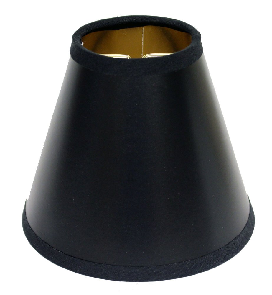 Black Parchment Empire Lamp Shade
