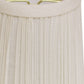 White Broadcloth Empire Lamp Shade
