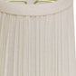 White Broadcloth Empire Lamp Shade