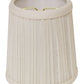 White Broadcloth Empire Lamp Shade