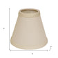 Ivory No Slub Innsbruck Empire Lamp Shade