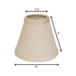 Ivory No Slub Innsbruck Empire Lamp Shade