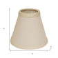 Ivory No Slub Innsbruck Empire Lamp Shade