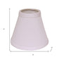 White No Slub Innsbruck Empire Lamp Shade