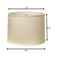 Ivory No Slub Innsbruck Drum Lamp Shade