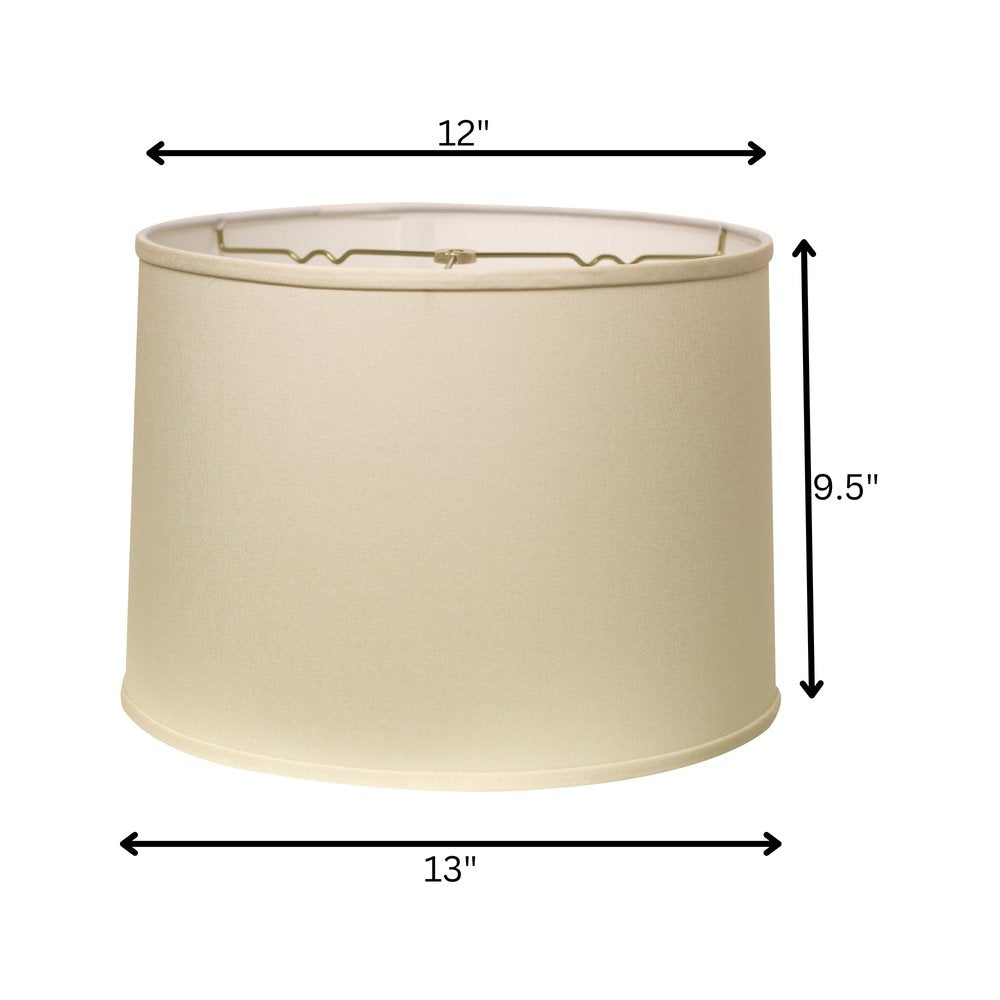 Ivory No Slub Innsbruck Drum Lamp Shade