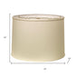 Ivory No Slub Innsbruck Drum Lamp Shade