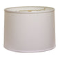 White No Slub Innsbruck Drum Lamp Shade
