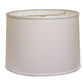 White No Slub Innsbruck Drum Lamp Shade