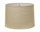 Light Yellow Linen Drum Lamp Shade
