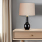 Dark Brown Linen Drum Lamp Shade