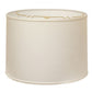 White Linen Drum Lamp Shade