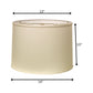 Ivory No Slub Innsbruck Drum Lamp Shade