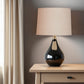 Dark Brown Linen Drum Lamp Shade