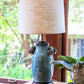 Light Yellow Linen Drum Lamp Shade