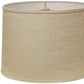 Light Yellow Linen Drum Lamp Shade