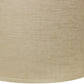 Light Yellow Linen Drum Lamp Shade