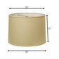 Beige Linen Drum Lamp Shade