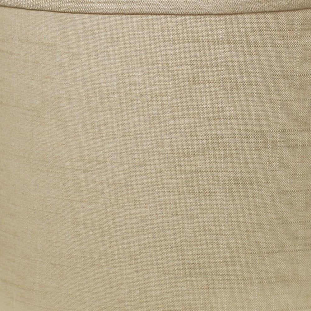 Light Yellow Linen Drum Lamp Shade