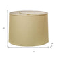 Beige Linen Drum Lamp Shade