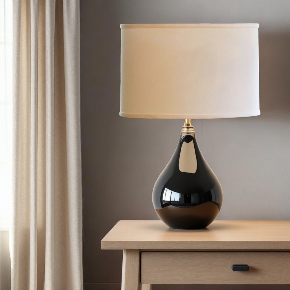 Ivory No Slub Innsbruck Oval Lamp Shade