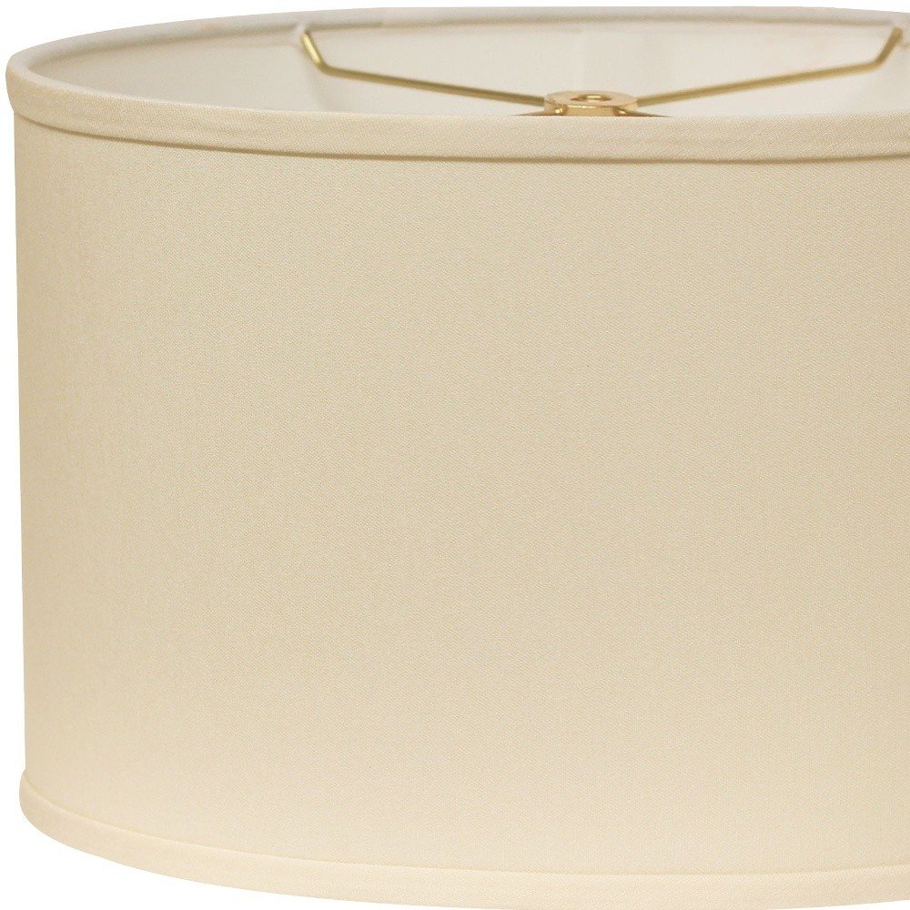 Ivory No Slub Innsbruck Oval Lamp Shade