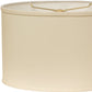 Ivory No Slub Innsbruck Oval Lamp Shade
