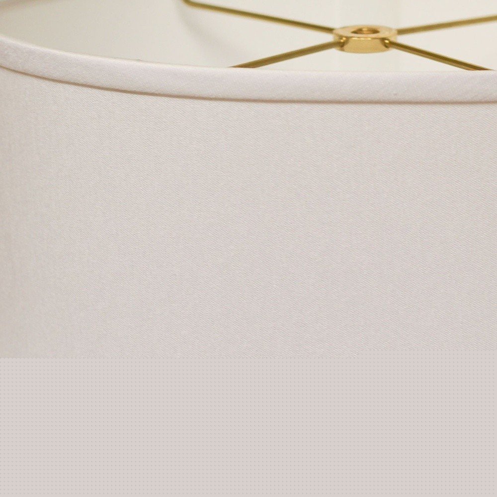 White No Slub Innsbruck Oval Lamp Shade