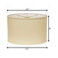 Beige Linen Oval Lamp Shade