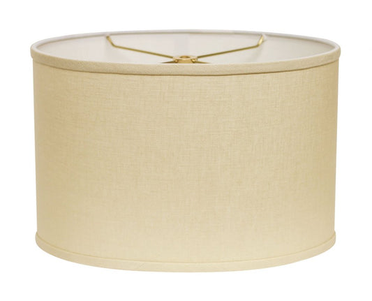 Beige Linen Oval Lamp Shade