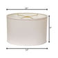 White No Slub Innsbruck Oval Lamp Shade