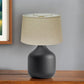 Dark Brown Linen Oval Lamp Shade