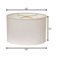 White No Slub Innsbruck Oval Lamp Shade