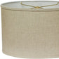 Beige Linen Oval Lamp Shade