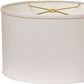White No Slub Innsbruck Oval Lamp Shade