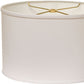 White No Slub Innsbruck Oval Lamp Shade