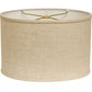 Light Yellow Linen Oval Lamp Shade