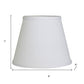 White No Slub Innsbruck Empire Lamp Shade