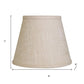 Light Yellow Linen Empire Lamp Shade