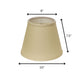 Beige Linen Empire Lamp Shade