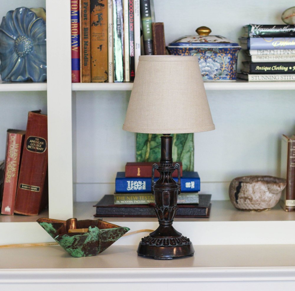 Dark Brown Linen Empire Lamp Shade