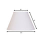 White No Slub Innsbruck Empire Lamp Shade